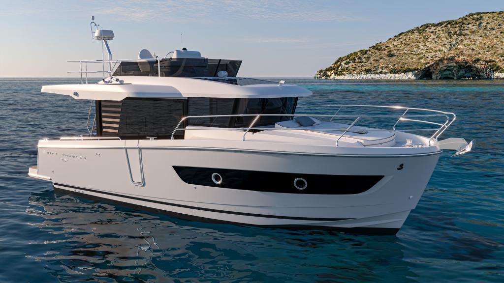 SWIFT TRAWLER 37 FLYBRIDGE - IMAGE - RENDERING 