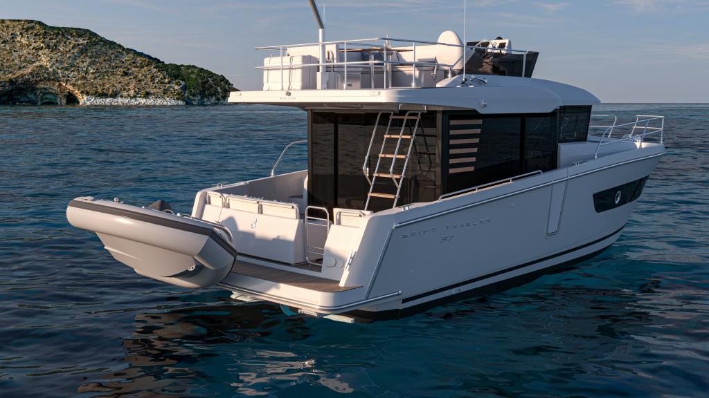 SWIFT TRAWLER 37 FLYBRIDGE - IMAGE - RENDERING 