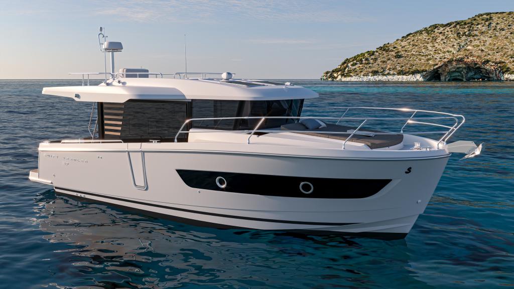 SWIFT TRAWLER 37 SEDAN - IMAGE - RENDERING 